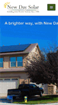 Mobile Screenshot of newdaysolar.com