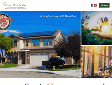 Tablet Screenshot of newdaysolar.com